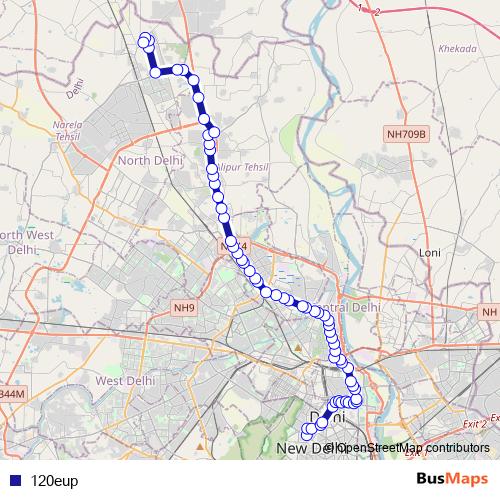 120eup bus Line Map