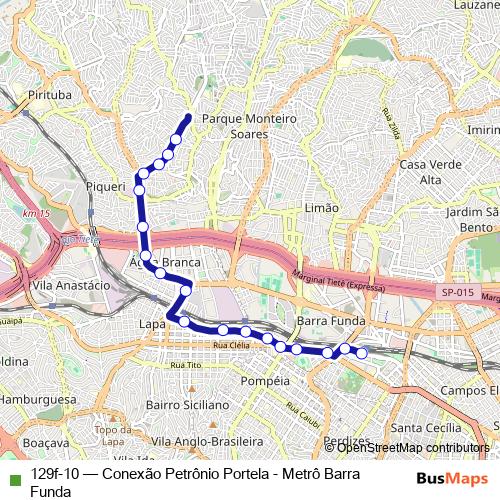 129f-10 bus Line Map