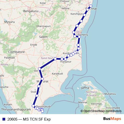 20605 rail Line Map