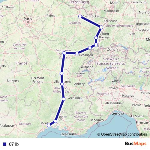 071b rail Line Map