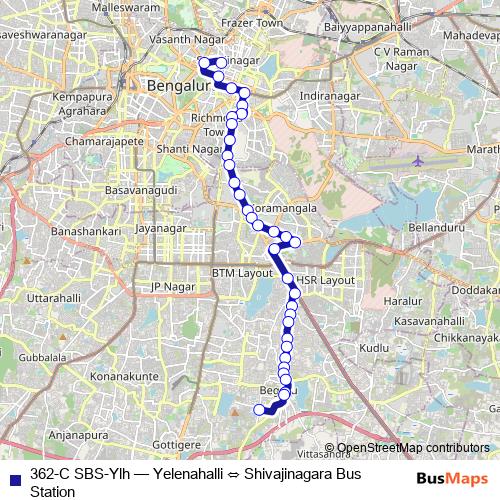 362-C SBS-Ylh bus Line Map