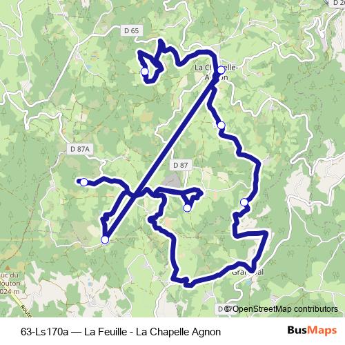 63-Ls170a bus Line Map