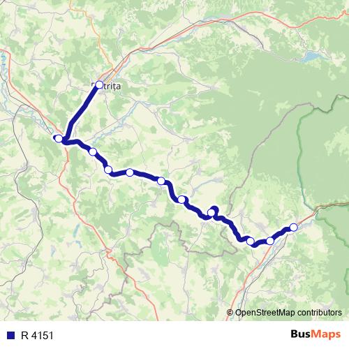 R 4151 rail Line Map