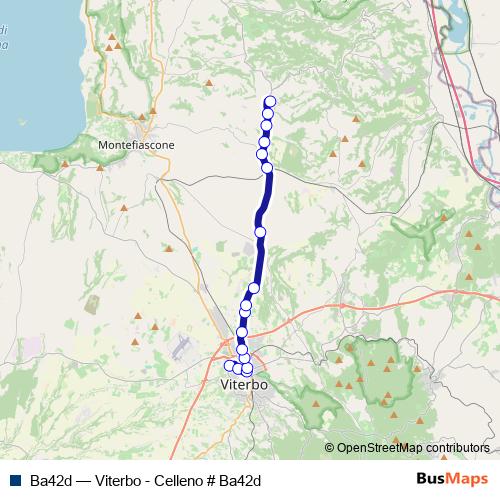 Ba42d bus Line Map