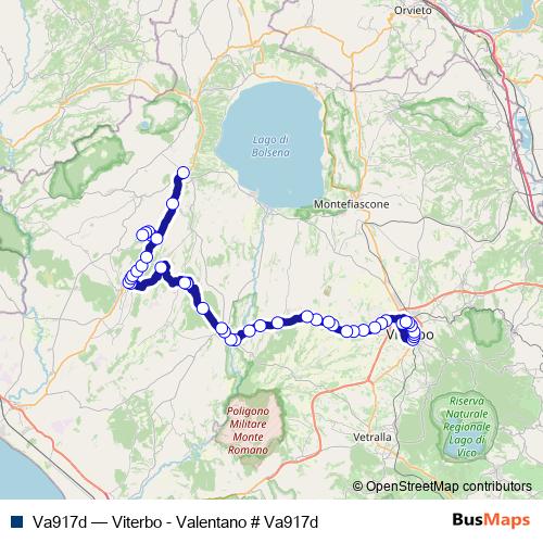 Va917d bus Line Map
