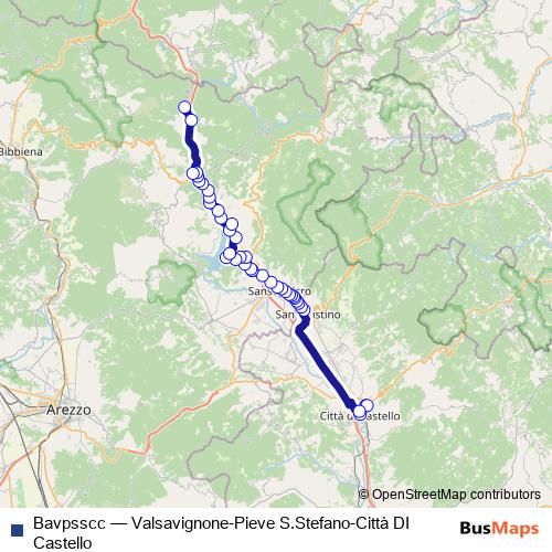 Bavpsscc bus Line Map