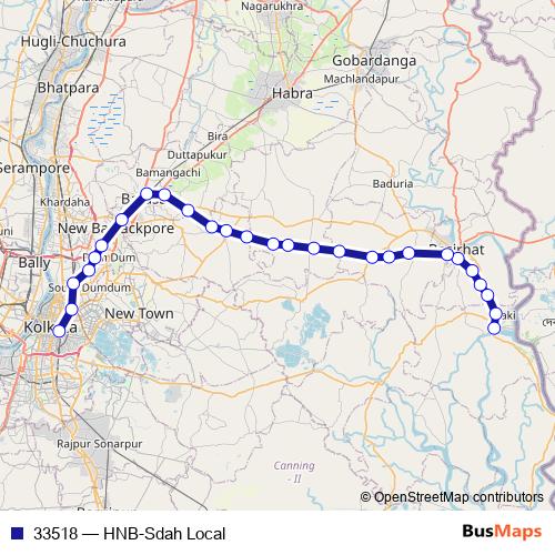 33518 rail Line Map