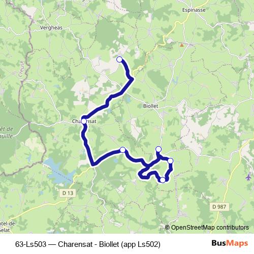63-Ls503 bus Line Map