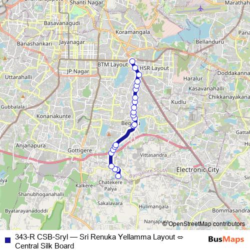343-R CSB-Sryl bus Line Map