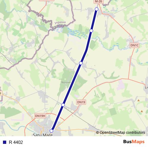 R 4402 rail Line Map