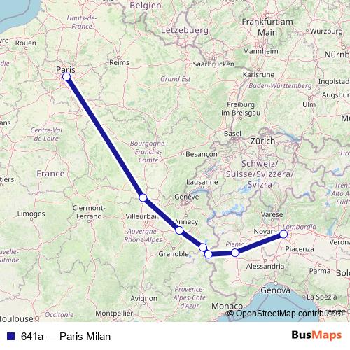 641a rail Line Map