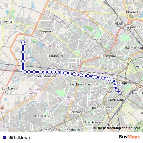 991stldown bus Line Map