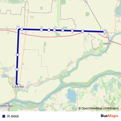 R 8444 rail Line Map