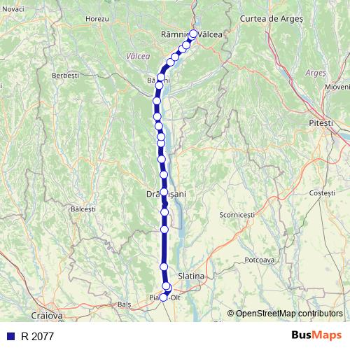 R 2077 rail Line Map