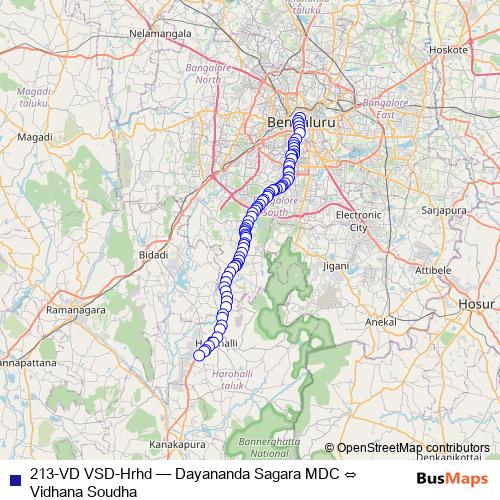 213-VD VSD-Hrhd bus Line Map
