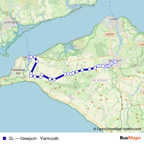SL bus Line Map