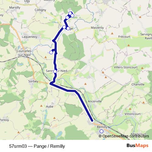 57srm03 bus Line Map