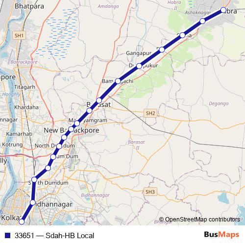 33651 rail Line Map