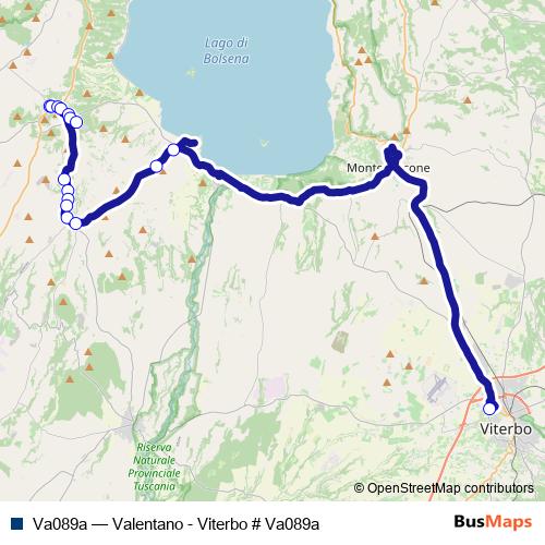 Va089a bus Line Map
