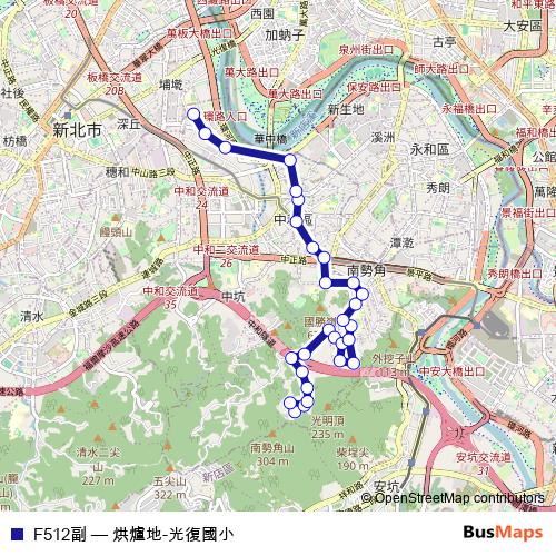 F512副 bus Line Map