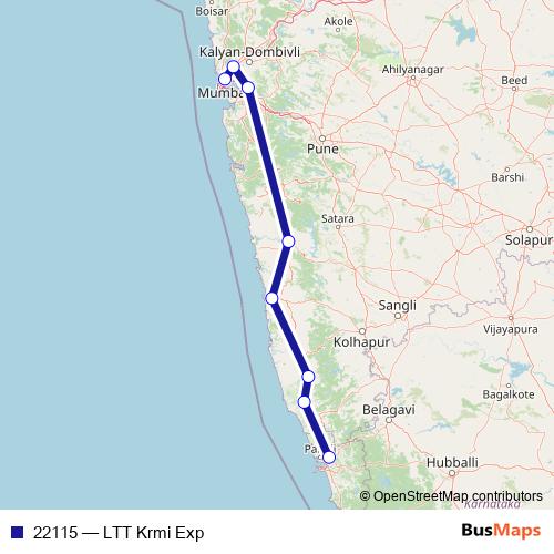 22115 rail Line Map
