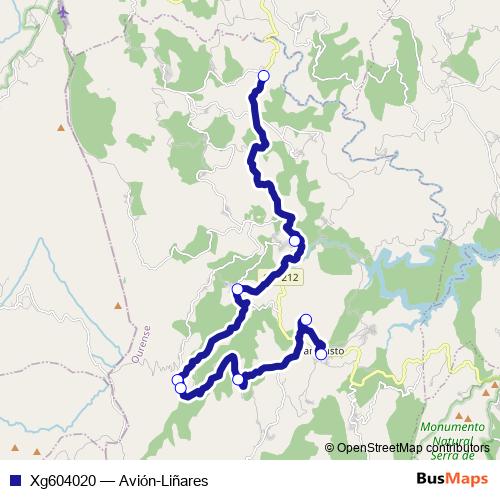 Xg604020 bus Line Map