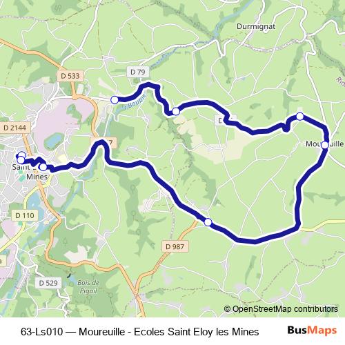 63-Ls010 bus Line Map