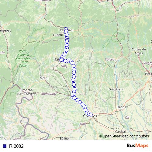 R 2082 rail Line Map