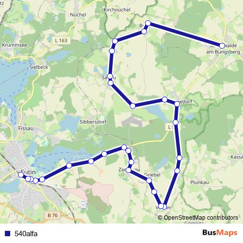 540alfa bus Line Map