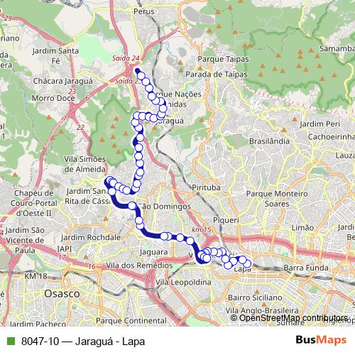 8047-10 bus Line Map