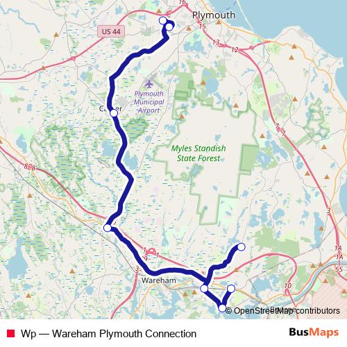 Wp bus Line Map