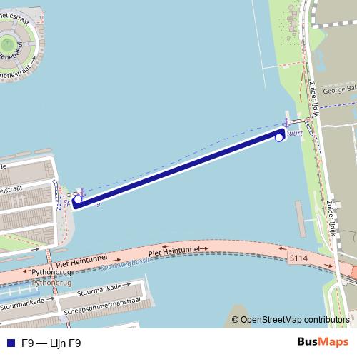 F9 ferry Line Map