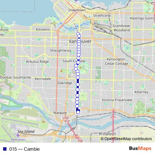015 bus Line Map