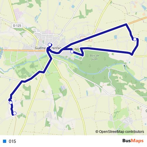 015 bus Line Map