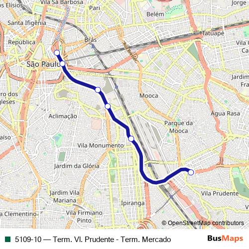 5109-10 bus Line Map