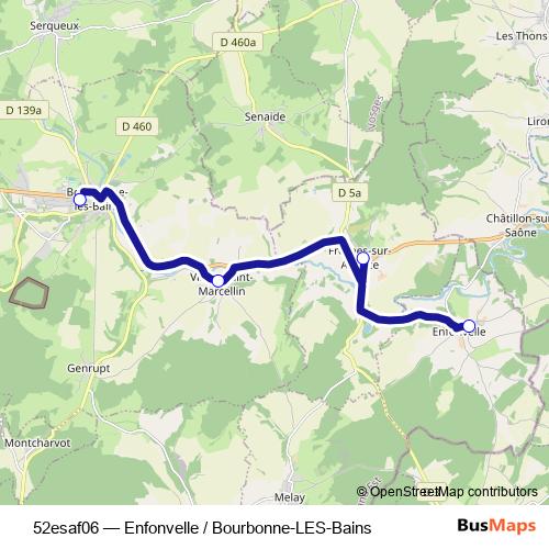52esaf06 bus Line Map