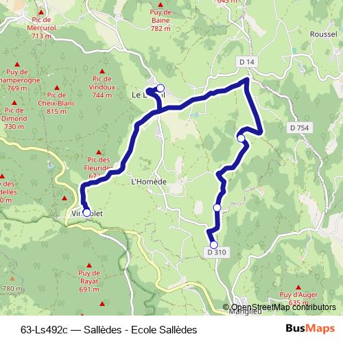 63-Ls492c bus Line Map