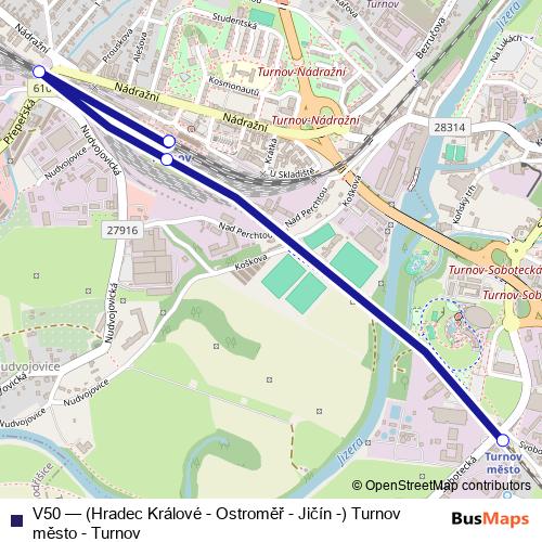 V50 rail Line Map