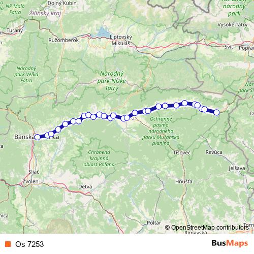 Os 7253 rail Line Map