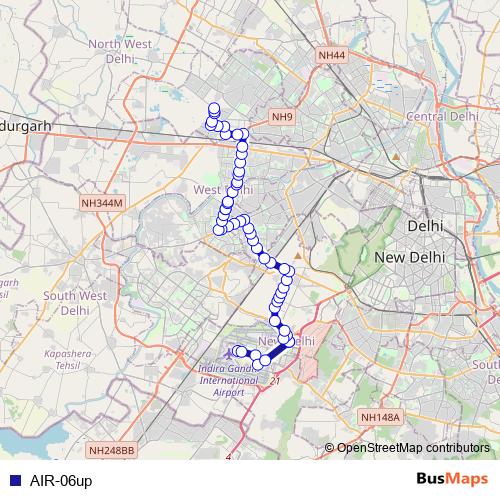 AIR-06up bus Line Map