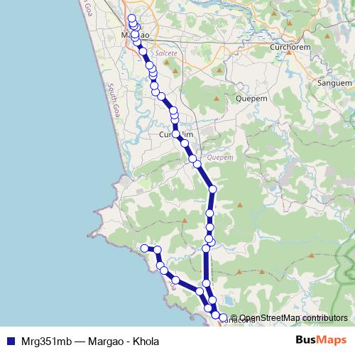 Mrg351mb bus Line Map