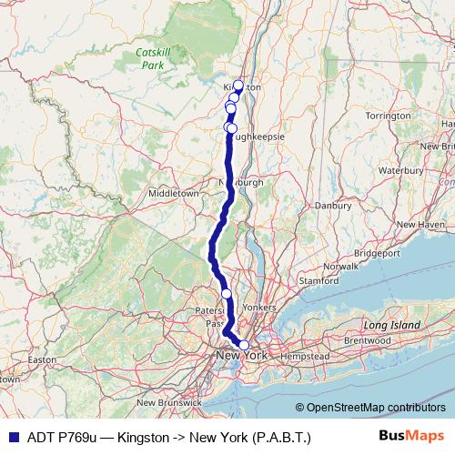 ADT P769u bus Line Map