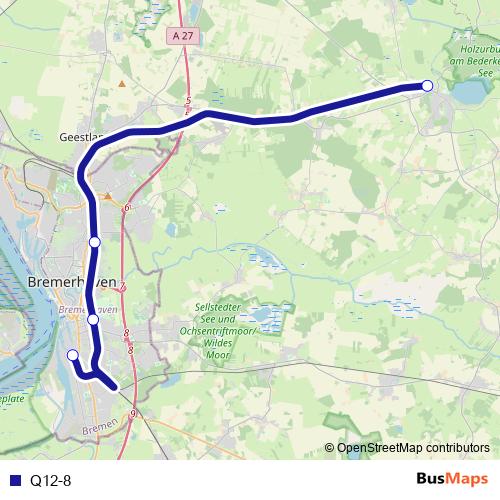 Q12-8 rail Line Map