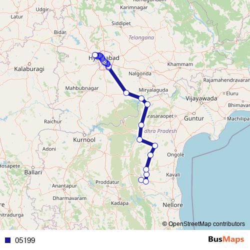 05199 bus Line Map