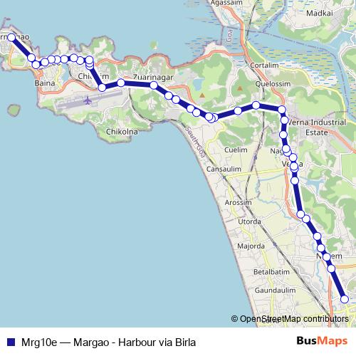 Mrg10e bus Line Map