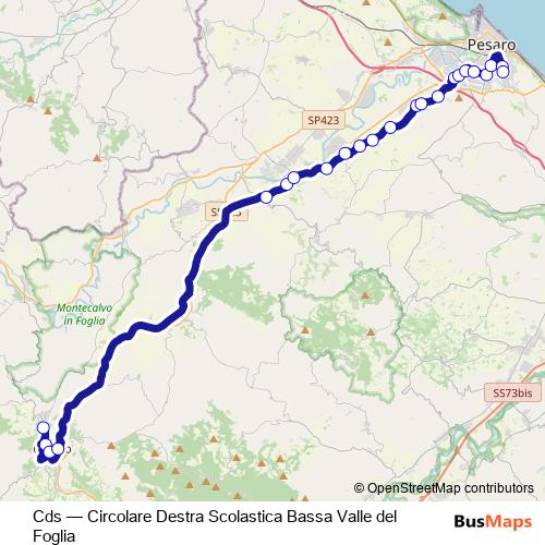Cds bus Line Map