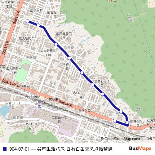 904-07-01 bus Line Map