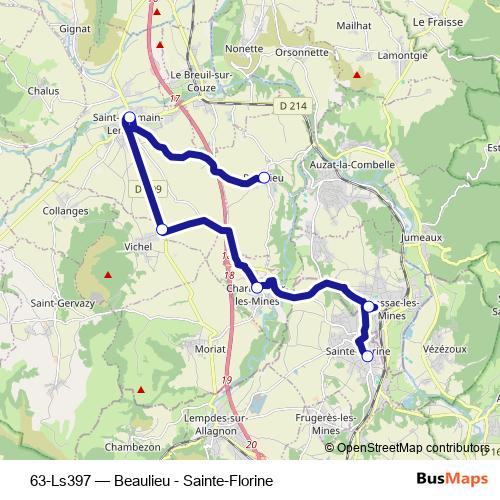 63-Ls397 bus Line Map