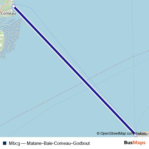 Mbcg ferry Line Map