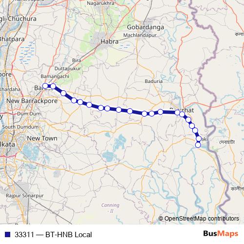 33311 rail Line Map